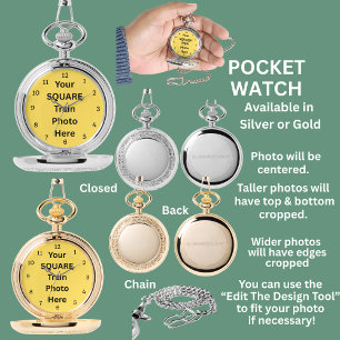 Foto-Pocket für den Platz Armbanduhr