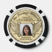 Foto Pocket Memorial in Love Memory Pokerchips (Rückseite)