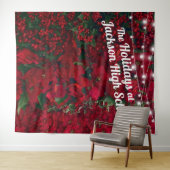 Foto Poinsettia Red Green Blätter Wandteppich (Beispiel (Horizontal))