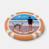 Foto-Poker-Chips mit Textname personalisiert Pokerchips (Einzeln)