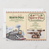 Foto Polar Express Weihnachtskarte Feiertagskarte (Vorderseite)