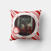 Foto Polar Express Weihnachtskarte Kissen (Rückseite)