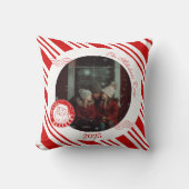 Foto Polar Express Weihnachtskarte Kissen (Vorderseite)