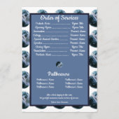 Foto Polished Blue Rock Hintergrundquote Programm (Rückseite)