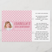 Foto Polka Dot Birthday Candy Bar Wrapper (Vorderseite)