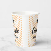 Foto Polka Dots Abschluss Pappbecher (Links)