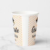 Foto Polka Dots Abschluss Pappbecher (Rechts)