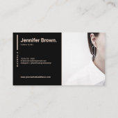 Foto Portfolio Online Black Friday Store Visitenkarte (Rückseite)