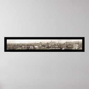 Foto Portland ODER Panorama 1923 Poster