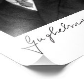 Foto Portrait und Unterschrift von Guglielmo Marco (Ecke)