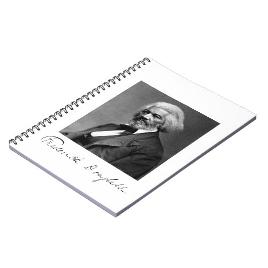 Foto Portrait von Frederick Douglass Notizblock (Linke Seite)