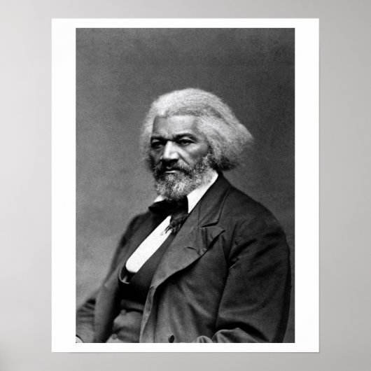Foto Portrait von Frederick Douglass Poster (Vorne)