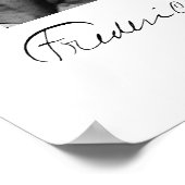 Foto Portrait von Frederick Douglass Poster (Ecke)