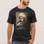 Foto Portrait von Frederick Douglass T-Shirt (Vorderseite)
