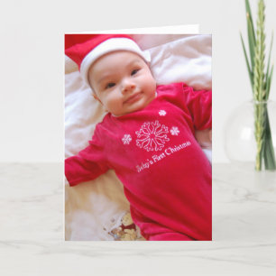 Foto Portrait Weihnachts-Weihnachtsfotokarte Feiertagskarte