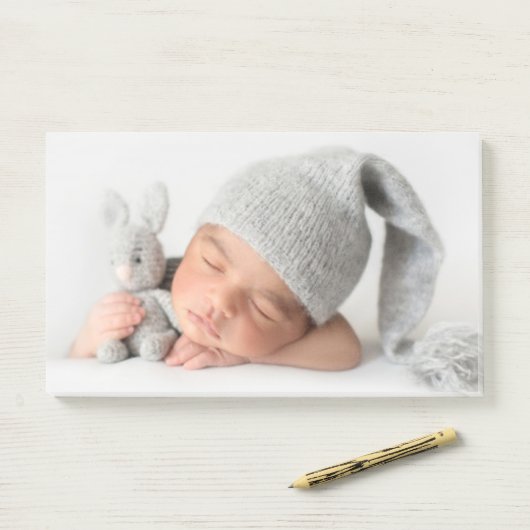 Foto Post-it Klebezettel (Auf Schreibtisch)