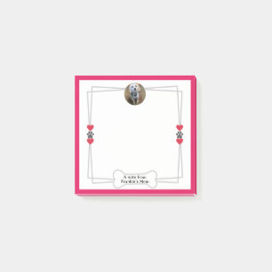 Foto Post-it-Notizen mit Pfauen & Herz Post-it Klebezettel