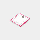 Foto Post-it-Notizen mit Pfauen & Herz Post-it Klebezettel (angewinkelt)