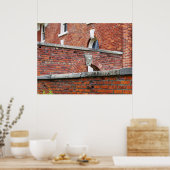 Foto-Poster aus Red Brick Walls & Arches Poster (Küche)