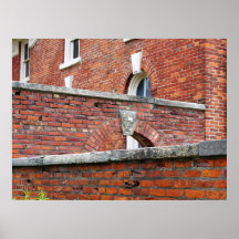 Foto-Poster aus Red Brick Walls & Arches