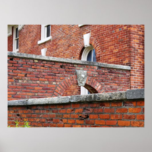 Foto-Poster aus Red Brick Walls & Arches Poster (Vorne)