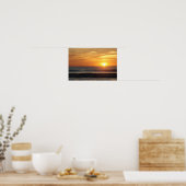 Foto-Poster drucken von Ocean Beach Sunrise Poster (Küche)
