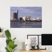 Foto-Poster von Atlantic City Skyline Poster (Heimbüro)