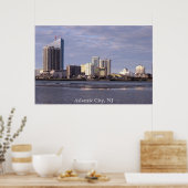 Foto-Poster von Atlantic City Skyline Poster (Küche)