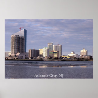 Foto-Poster von Atlantic City Skyline Poster