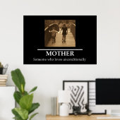 Foto-Poster-Vorlage der Mutter Poster (Heimbüro)
