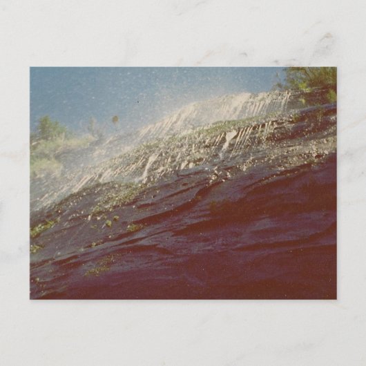 Foto Postkarte 19 Wasserfall (Vorderseite)