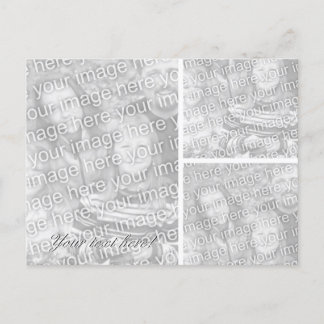 Foto-Postkarte | Collage-Vorlage für drei Bilder Postkarte