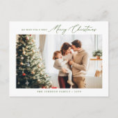 Foto Postkarte | Elegante Weihnachten (Vorderseite)