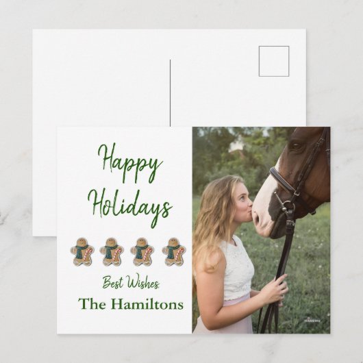 Foto Postkarte mit Lebkuchen (Vorne/Hinten)