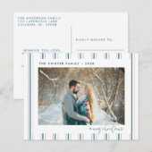 Foto Postkarte | Moderne Weihnachten (Vorne/Hinten)