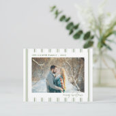 Foto Postkarte | Moderne Weihnachten (Stehend Vorderseite)