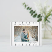 Foto Postkarte | Moderne Weihnachten (Stehend Vorderseite)