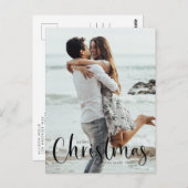 Foto Postkarte | Moderne Weihnachten (Vorne/Hinten)
