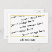 Foto Postkarten erstellen Sie Ihre eigenen (Vorne/Hinten)