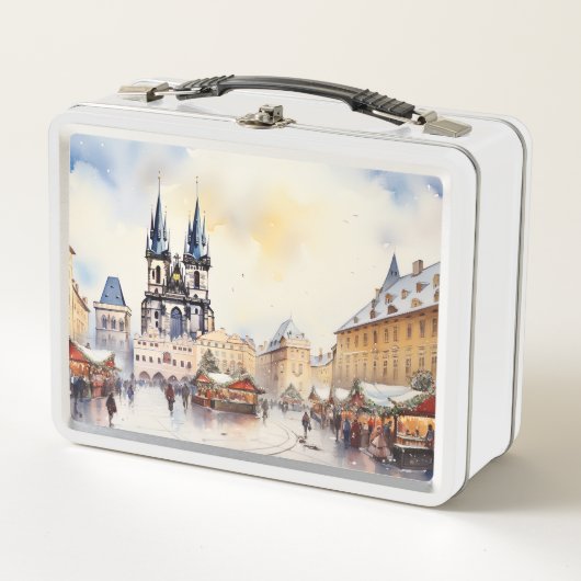 Foto Prag Metall Brotdose (Vorderseite)