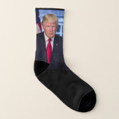 Foto Präsidenten-Donald Trump Socken (Links - Innen)