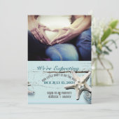 Foto Pregnancy Ankündigung (Stehend Vorderseite)