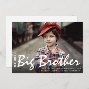 Foto Pregnancy Große Bruder Moderne Ankündigung