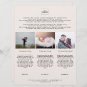 Foto Preislisten-Flyer (Vorne/Hinten)