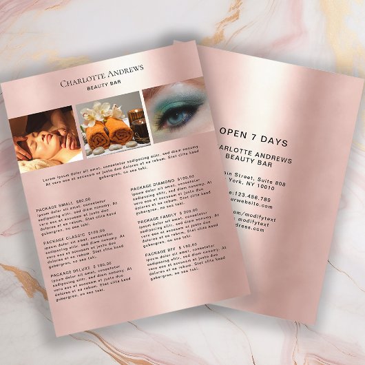 Foto Preislisten-Salon