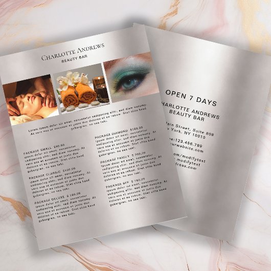 Foto Preislisten-Salon