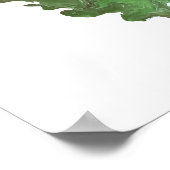 Foto Print 18"x24", abstrakte Blume Poster (Ecke)