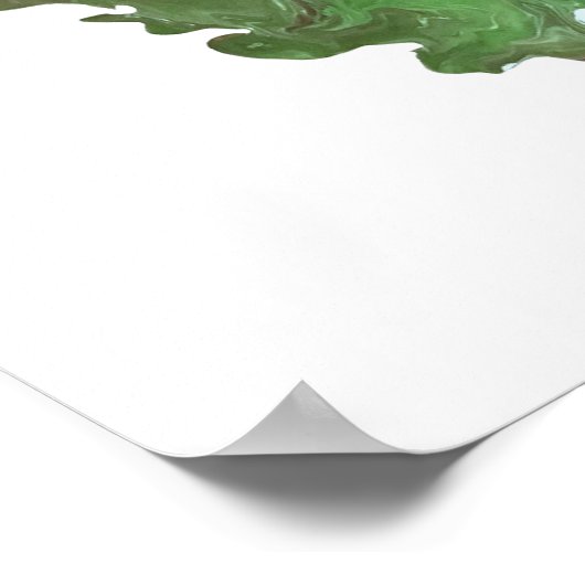 Foto Print 18"x24", abstrakte Blume Poster (Ecke)