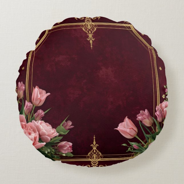 Foto Print Custom Round Pilze Rundes Kissen (Vorderseite)