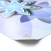 Foto Print mandala abstrakt Lotus Blume (Ecke)